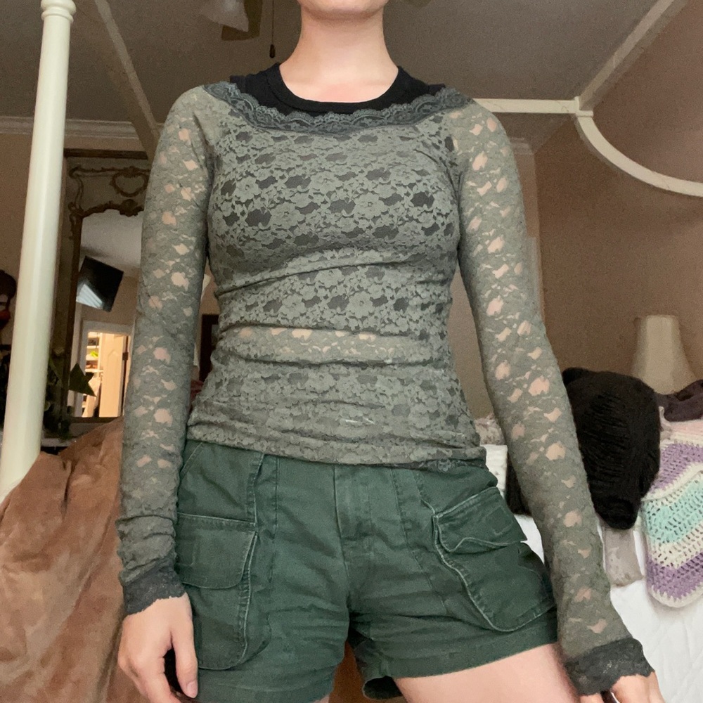 Free People lace top ASO Violet Harmon